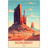 Monument Valley Metal Novelty Parking Sign P-4584