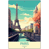 Paris France Metal Novelty Parking Sign P-4589