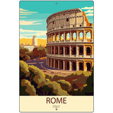 Rome Italy Metal Novelty Parking Sign P-4590