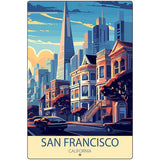 San Francisco California Metal Novelty Parking Sign P-4592