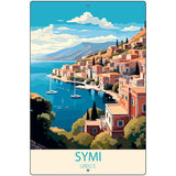 Symi Greece Metal Novelty Parking Sign P-4593