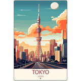 Tokyo Japan Metal Novelty Parking Sign P-4594