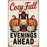 Cozy Fall Metal Novelty Parking Sign P-4605