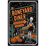 Boneyard Diner Metal Novelty Parking Sign P-4635