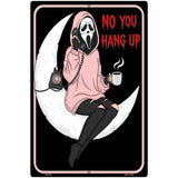 Scream & Chill Metal Novelty Parking Sign P-4642