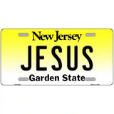 Jesus New Jersey Metal Novelty License Plate 24" x 12" (LLP)