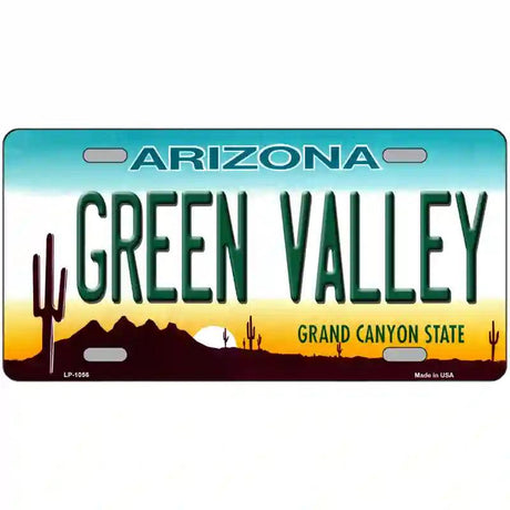 Green Valley Arizona Novelty Metal License Plate 24" x 12" (LLP)