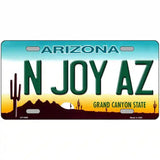 N Joy Arizona Novelty Metal License Plate 24" x 12" (LLP)
