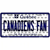 Canadiens Fan Quebec Novelty Metal License Plate 24" x 12" (LLP)