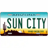 Sun City Arizona Novelty Metal License Plate 24" x 12" (LLP)