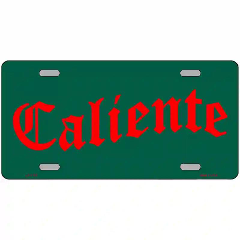 Caliente Novelty Metal License Plate 24" x 12" (LLP)
