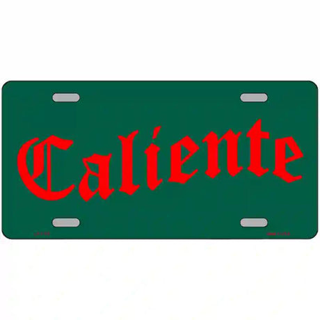 Caliente Novelty Metal License Plate 24" x 12" (LLP)