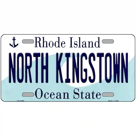 North Kingstown Rhode Island State License Plate Novelty License Plate 24" x 12" (LLP)