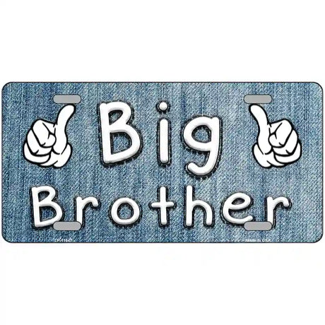 Big Brother Novelty License Plate 24" x 12" (LLP)