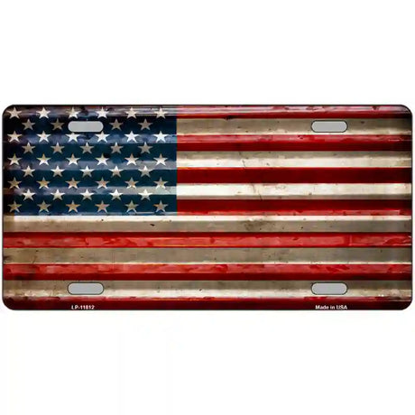 American Flag Novelty License Plate 24" x 12" (LLP)