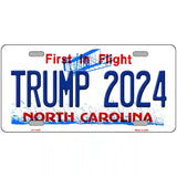 Trump 2024 North Carolina Novelty License Plate 24" x 12" Large (LLP)