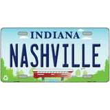 Nashville Indiana Novelty License Plate 24" x 12" (LLP)