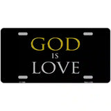 God Is Love Novelty Metal License Plate 24" x 12" (LLP)