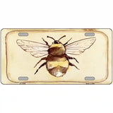 Bumble Bee Watercolor Novelty Metal License Plate 24" x 12" (LLP)