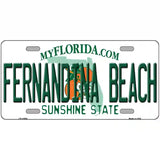 Florida Fernandina Beach Novelty Metal License Plate 24" x 12" (LLP)