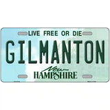 Gilmanton New Hampshire Novelty Metal License Plate 24" x 12" (LLP)
