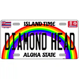 Diamond Head Hawaii Novelty Metal License Plate 24" x 12" (LLP)