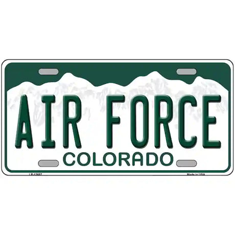 Air Force Novelty Metal License Plate 24" x 12" (LLP)