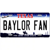 Baylor Fan Novelty Metal License Plate 24" x 12" (LLP)