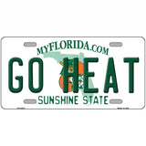 Go Heat Novelty Metal License Plate Tag 24" x 12" (LLP)