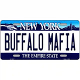 Buffalo Mafia New York Novelty Metal License Plate Tag 24" x 12" Large (LLP)
