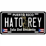 Hato Rey Puerto Rico Black Novelty Metal License Plate 24" x 12" (LLP)