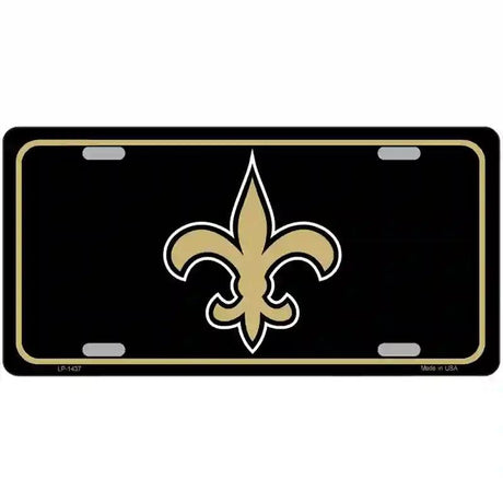 Fleur de lis Metal Novelty License Plate 24" x 12" (LLP)