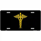 Caduceus Metal Novelty License Plate 24" x 12" (LLP)