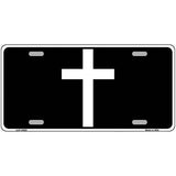 Cross Silhouette Novelty Metal License Plate LP-14522