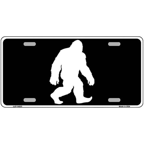 Bigfoot Silhouette Novelty Metal License Plate LP-14523