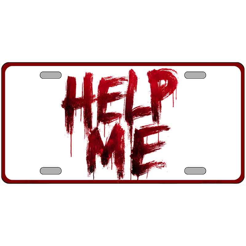 Help Me Bloody Novelty Metal License Plate LP-14539