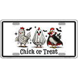 Chick or Treat Novelty Metal License Plate LP-14541
