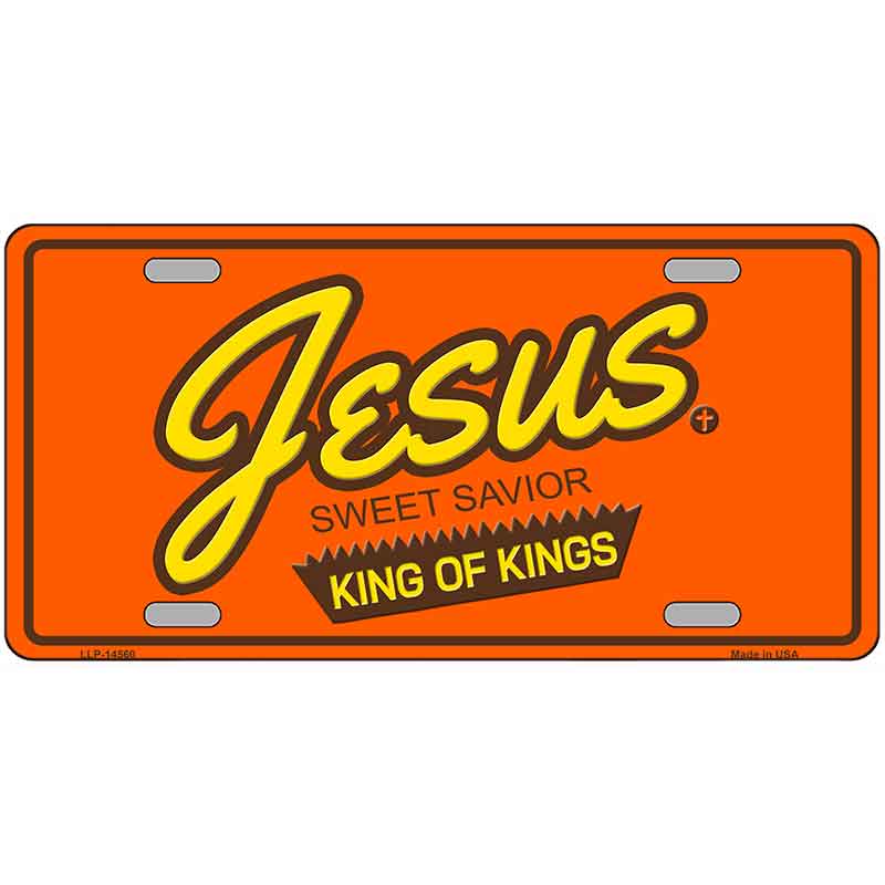 Jesus Sweet Savior Novelty Metal License Plate LP-14560