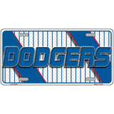 DODGERS Graphic Novelty Metal License Plate LP-14578