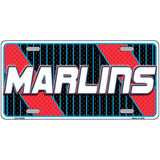 MARLINS Graphic Novelty Metal License Plate LP-14579