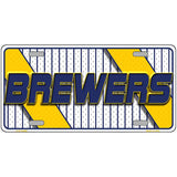 BREWERS Graphic Novelty Metal License Plate LP-14580