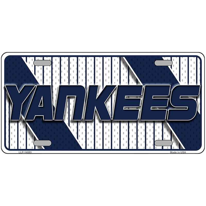 YANKEES Graphic Novelty Metal License Plate LP-14583 24" x 12" Large (LLP)