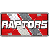 RAPTORS Graphic Novelty Metal License Plate LP-14622 24" x 12" Large (LLP)