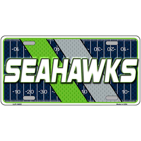 SEAHAWKS Graphic Novelty Metal License Plate LP-14653