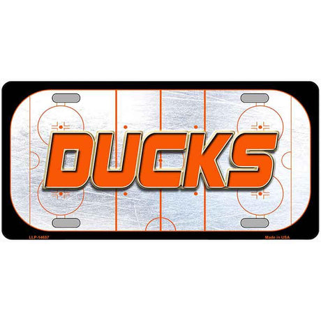 DUCKS Graphic Novelty Metal License Plate LP-14657 24" x 12" Large (LLP)