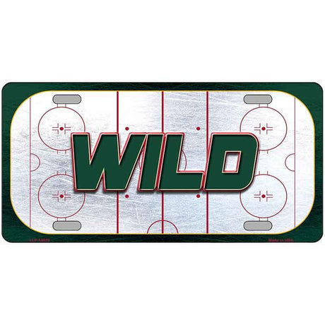 WILD Graphic Novelty Metal License Plate LP-14670 24" x 12" Large (LLP)
