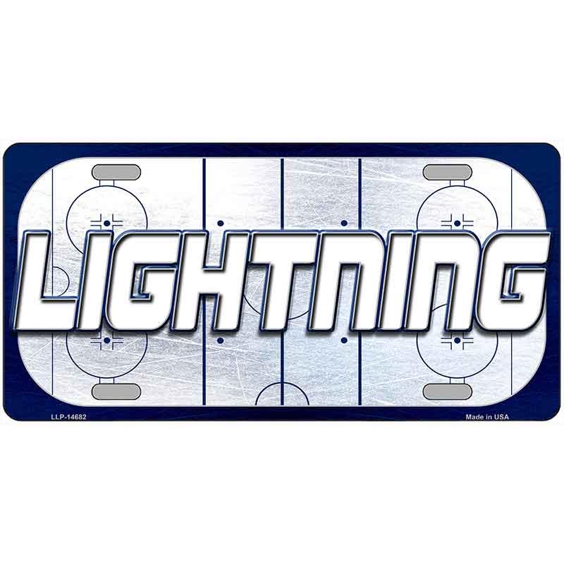 LIGHTNING Graphic Novelty Metal License Plate LP-14682 24" x 12" Large (LLP)