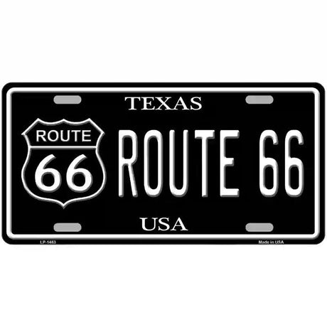 Route 66 Texas Metal Novelty License Plate 24" x 12" (LLP)