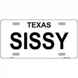 SISSY Metal License Plate 24" x 12" (LLP)