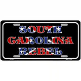 South Carolina Rebel Metal Novelty License Plate 24" x 12" (LLP)